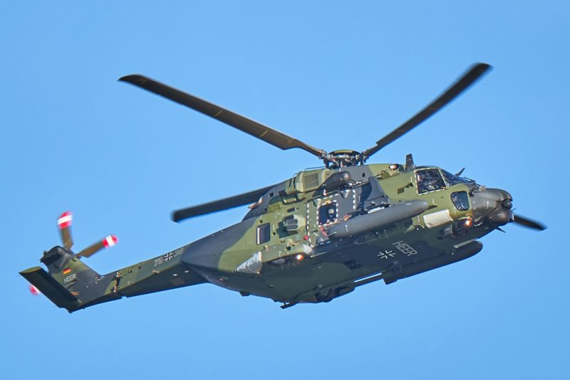 Hensoldt equips Bundeswehr NH90 helicopter with state-of-the-art protection systems
