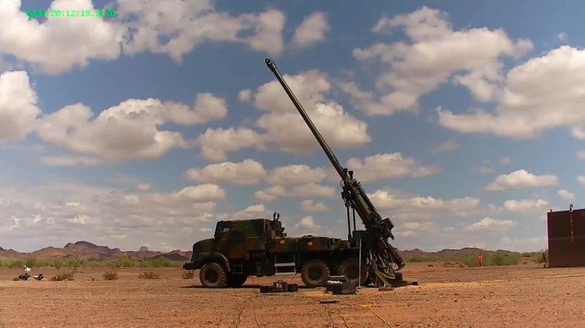Raytheon Missiles & Defense’s Excalibur artillery projectile fired at record range from CAESAR howitzer