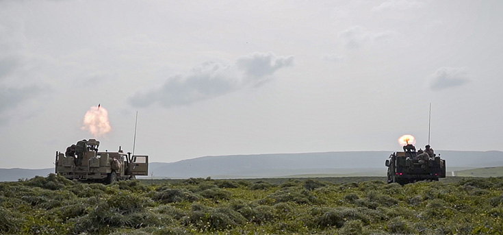 EXPAL onboard mortar systems jointly demonstrated by the Army and Marine Corps of Spain