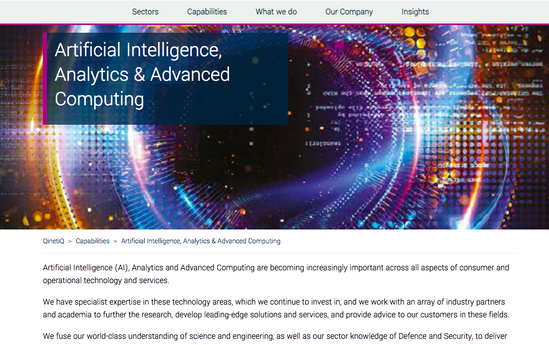 QinetiQ Awarded Department of Defense JAIC Test and Evaluation Multi Award Contract