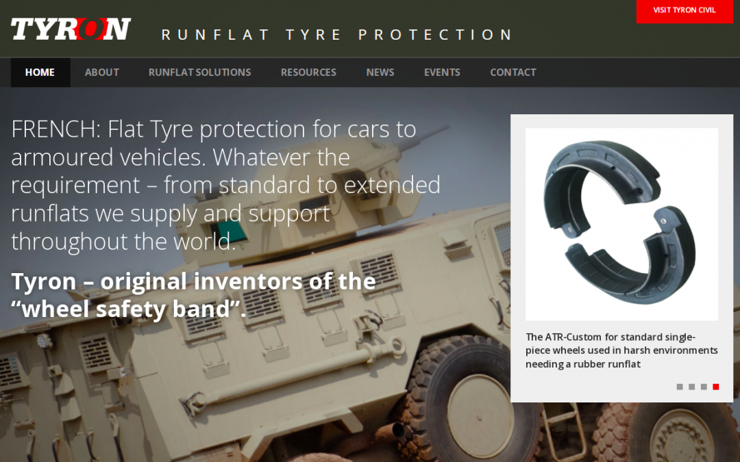 Tyron delivers second batch of wheel assemblies for British Army Mastiff & Ridgeback vehicles